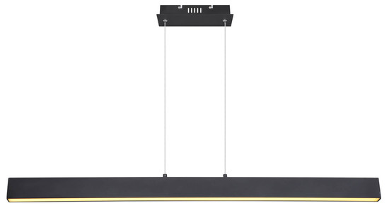 Globo Verena LED Hängeleuchte 40W Warmweiß Schwarz Matt, Metall Memoryfunktion 120cm 17006S