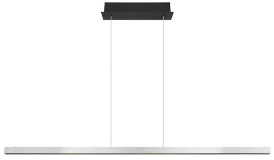 Globo Dentsy LED Hängeleuchte 53W Neutralweiß Schwarz Matt, Metall Memoryfunktion 120cm 17013H1