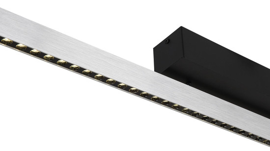 Globo Dentsy LED Hängeleuchte 53W Neutralweiß Schwarz Matt, Metall Memoryfunktion 120cm 17013H1