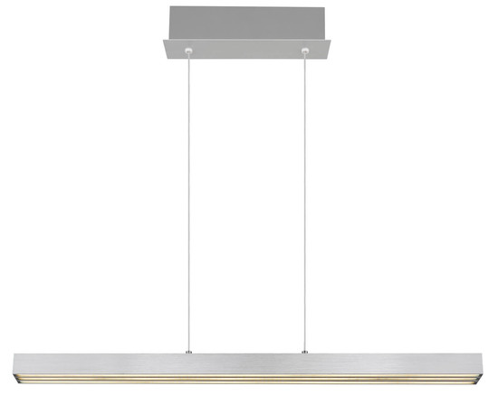 Globo Ethan LED Hängeleuchte 39W CCT Aluminium Gebürstet Memoryfunktion 150cm 17016A