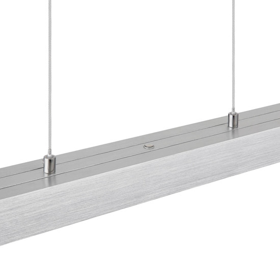 Globo Ethan LED Hängeleuchte 39W CCT Aluminium Gebürstet Memoryfunktion 150cm 17016A