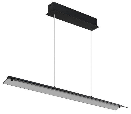 Globo Muriella LED Hängeleuchte 24W Warmweiß Schwarz Matt, Metall 150cm 17017S