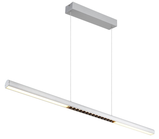 Globo Cody LED Hängeleuchte 24W Warmweiß Gebürstet, Aluminium 150cm 17018A