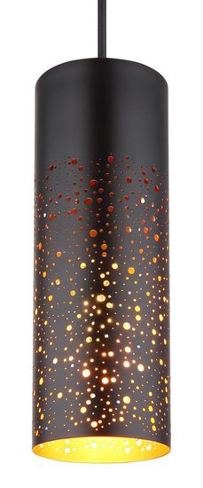 Globo Crocky E27 Hängeleuchte Schwarz Matt, Metall Ø10cm 21005H