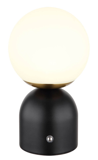 Globo Julsy LED Tischleuchte 2,50W CCT Schwarz Matt, Metall Ø12cm 21006S