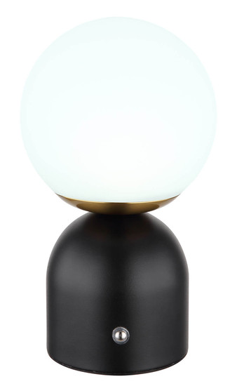 Globo Julsy LED Tischleuchte 2,50W CCT Schwarz Matt, Metall Ø12cm 21006S