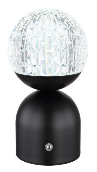 Globo Julsy LED Tischleuchte 2,50W CCT Schwarz Matt, Metall Ø10,5cm 21007S