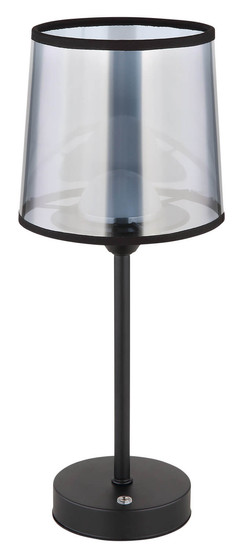 Globo Lunki LED Tischleuchte 2,50W CCT Schwarz Matt, Metall Memoryfunktion Ø14cm 21008S
