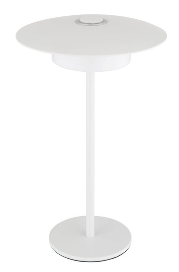 Globo Kyler LED Tischleuchte 3W CCT IP44 Weiß Matt, Metall Memoryfunktion Ø18cm 21024W