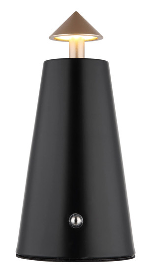 Globo Liva LED Tischleuchte 1,20W CCT Schwarz Matt, Metall Ø4,2cm 21037CS