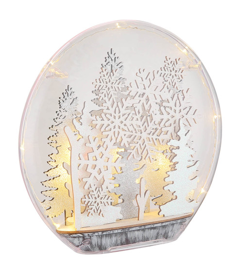 Globo Winteria LED Dekorartikel 12-fach 0,03W Klar 24,5cm 28102