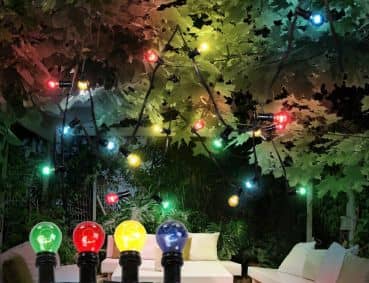Globo 3400 Nirvana Bunte Lichterkette 5 Meter für Aussenbereich