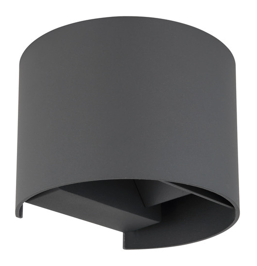 Globo Veronika LED Außenleuchte 2-fach 3W Warmweiß IP54 Anthrazit, Aluminium Druckguss 10cm 34168R