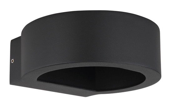 Globo Slice I LED Außenleuchte 6W Warmweiß IP54 Schwarz Matt, Aluminium 5,5cm 34313