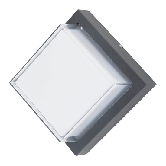 Globo Jalla LED Außenleuchte 12W Warmweiß IP54 Anthrazit, Aluminium Druckguss 16cm 34481