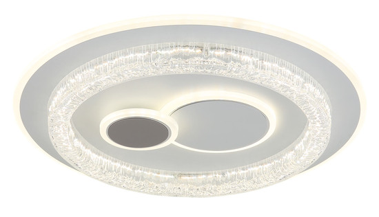 Globo Kriswall LED Deckenleuchte 48W CCT Weiß Matt, Metall Memoryfunktion Ø49,5cm 41005