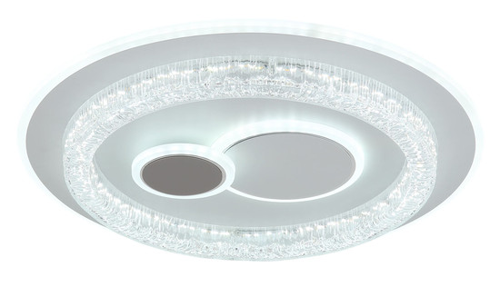 Globo Kriswall LED Deckenleuchte 48W CCT Weiß Matt, Metall Memoryfunktion Ø49,5cm 41005