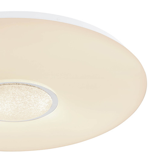 Globo Sully LED Deckenleuchte 40W CCT Weiß, Metall Fernbedienung Nachtlicht Memoryfunktion Ø48,5cm 41367-40DS
