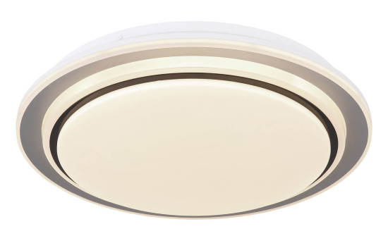 Globo Foppa LED Deckenleuchte 24W CCT Weiß Matt, Metall Fernbedienung Nachtlicht Memoryfunktion Ø40cm 41581-24