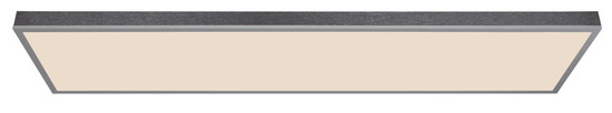 Globo Doro LED Deckenleuchte 36W CCT Silberfarben, Aluminium Fernbedienung Nachtlicht Memoryfunktion 7,5cm 416080AD5-CCT