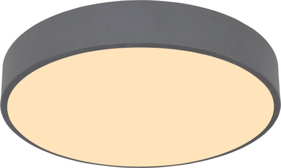Globo Tartarus LED Deckenleuchte 24W Warmweiß Graphit, Metall Fernbedienung Nachtlicht Memoryfunktion 10,5cm 41744-24SBVU