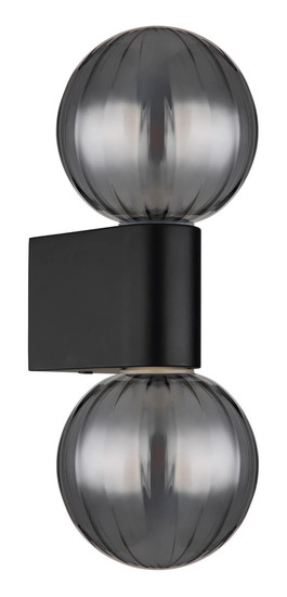 Globo Ander G9 Wandleuchte 2-fach 10W IP44 Schwarz Matt, Aluminium Druckguss Ø10cm 41928-2