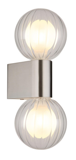 Globo Ander G9 Wandleuchte 2-fach 10W IP44 Matt, Aluminium Druckguss Ø10cm 41928-2N