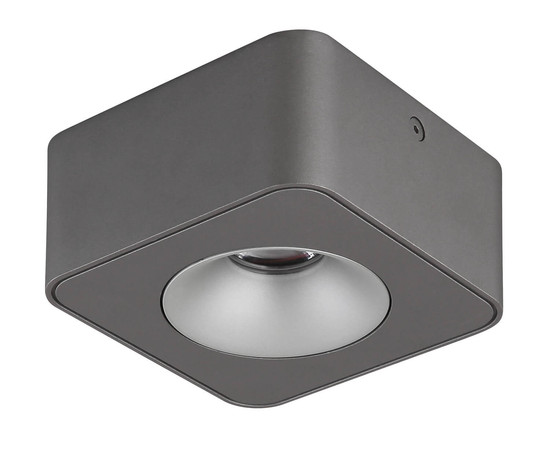 Globo Hangarau LED LED Strahler 6,50W Warmweiß Grau Dunkel, Aluminium 5,5cm 43100-1