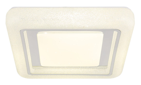 Globo Marcia LED Deckenleuchte 24W Neutralweiß Weiß, Metall 7,5cm 48293-24Q