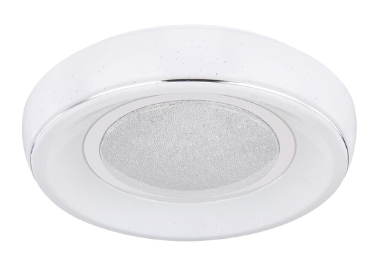 Globo Mickey LED Deckenleuchte 18W CCT Weiß, Metall Fernbedienung Nachtlicht Sparkle-Dekor Memoryfunktion Ø39cm 483110-18