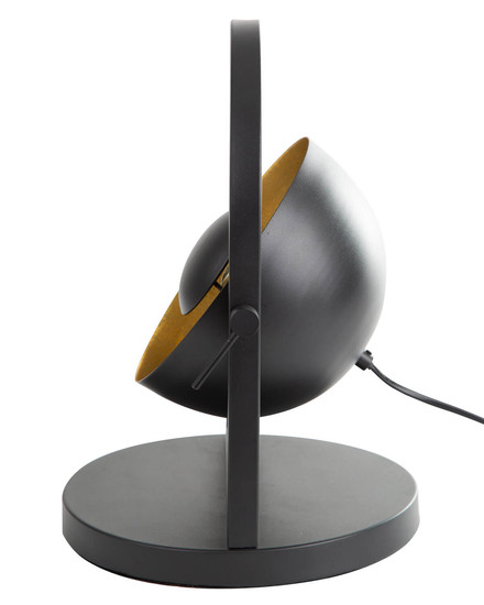 Globo Ole E14 Tischleuchte 40W Grau, Metall Ø20cm 56150145