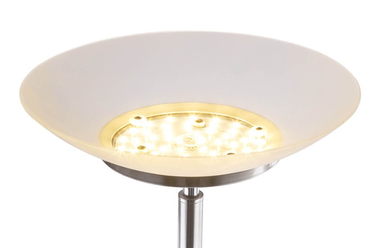 Globo Deckenfluter Nickel Matt, 1Xled LED Deckenfluter 58006