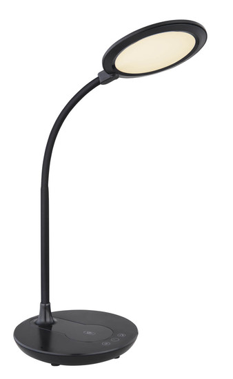 Globo Regina LED Tischleuchte 6W CCT Schwarz 54cm 58403
