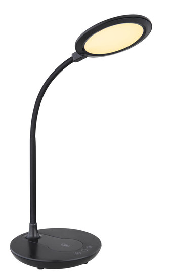 Globo Regina LED Tischleuchte 6W CCT Schwarz 54cm 58403