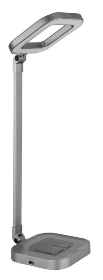 Globo Monaco LED Tischleuchte 8W CCT Grau, Aluminium 58cm 58431