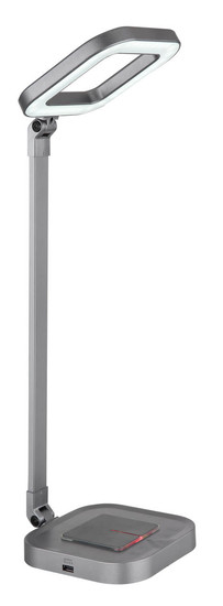 Globo Monaco LED Tischleuchte 8W CCT Grau, Aluminium 58cm 58431