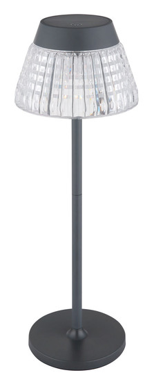 Globo Lora LED Tischleuchte 1W Warmweiß Anthrazit Matt, Metall Ø13,5cm 58456A