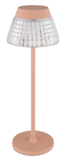 Globo Lora LED Tischleuchte 1W Warmweiß Pfirsichfarben Matt, Metall Ø13,5cm 58456P