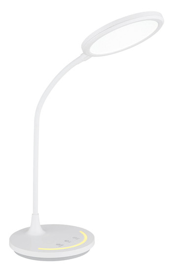 Globo Kenny LED Tischleuchte 12W CCT Weiß Matt Nachtlicht Memoryfunktion Ø15,4cm 58483W