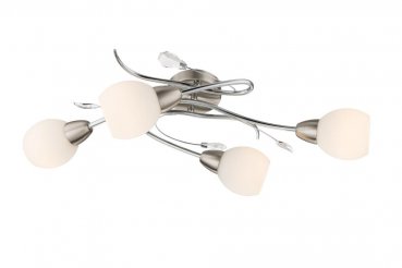 Globo Deckenleuchte Lilly 4xE14 70cm nickel-matt