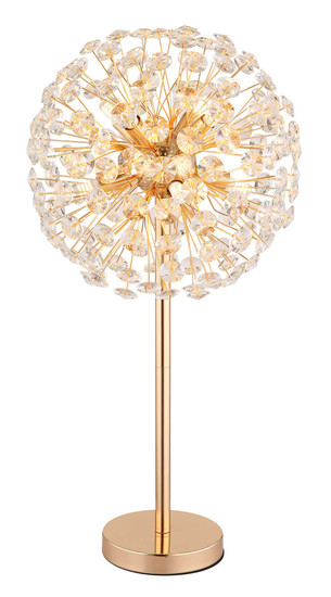 Globo Katrina G9 Tischleuchte 8-fach 3,50W Warmweiß Goldfarben, Metall Ø35cm 64135T