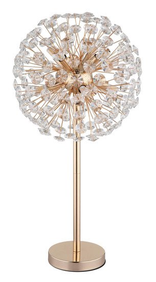 Globo Katrina G9 Tischleuchte 8-fach 3,50W Warmweiß Goldfarben, Metall Ø35cm 64135T