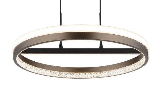 Globo Della LED Hängeleuchte 40W CCT Schwarz Matt, Metall Nachtlicht Memoryfunktion Ø39,7cm 67179H