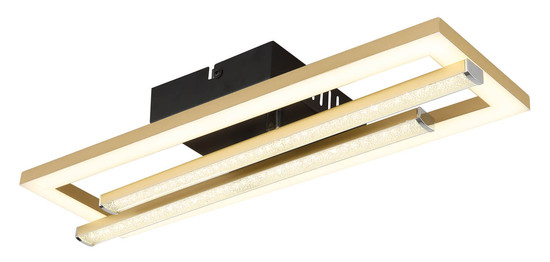 Globo Highway LED Deckenleuchte 24W Neutralweiß Schwarz Matt 6,3cm 672843G
