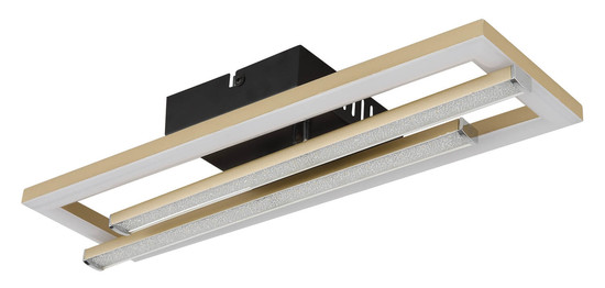 Globo Highway LED Deckenleuchte 24W Neutralweiß Schwarz Matt 6,3cm 672843G