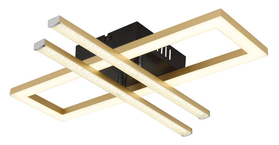 Globo Highway LED Deckenleuchte 24W Neutralweiß Schwarz Matt 6,3cm 672843G