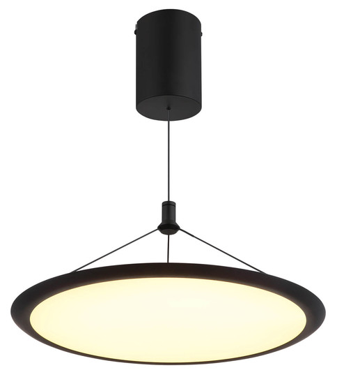 Globo Suna LED Hängeleuchte 30W Warmweiß Schwarz Matt, Metall Ø50,8cm 67319
