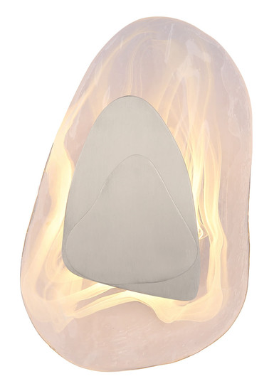 Globo Dorsey LED Wandleuchte 9W Warmweiß Nickel Matt, Metall 31,5cm 78411N