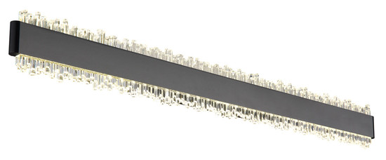 Globo Stalagmita LED Wandleuchte 18W Neutralweiß Schwarz Matt, Metall 8cm 78420-18