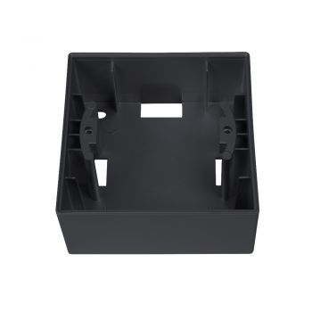 Gunsan Moderna 1-fach Rahmen Aufputzgehäuse Schwarz